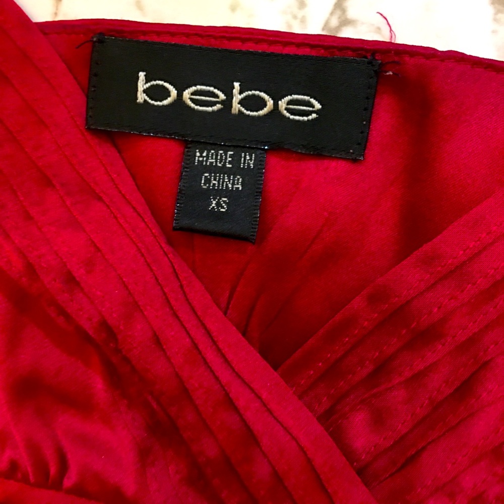 Bebe red camisole